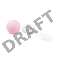 Вагинальный шарик Jiggle Balls с петлёй