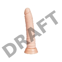 Реалистичный фаллоимитатор TOYFA  A-Toys Krip, TPE, телесный, 18 см