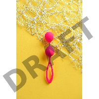 Вагинальные шарики A-Toys by TOYFA Rai, силикон, розовые, 17 см