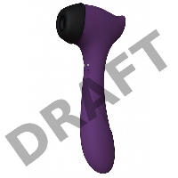 Вакуумный бесконтактный стимулятор клитора и вибратор Halo, цвет сливовый (INFINITE collection)