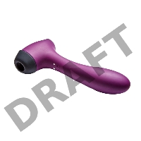 Вакуумный бесконтактный стимулятор клитора и вибратор Halo, цвет сливовый (INFINITE collection)