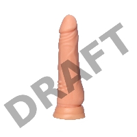 Реалистичный фаллоимитатор A-Toys by TOYFA, TPE, телесный, 18 см