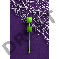 Вагинальные шарики A-Toys by TOYFA Meeko, силикон, зеленый, 16,4 см, Ø 2,7 см