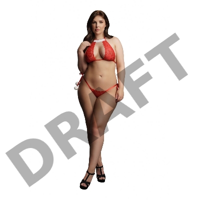 Пикантный комплект белья Snow Angel Lace Lingerie Set
