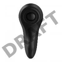 Вибромассажер Satisfyer LITTLE SECRET, силикон, чёрный, 8 см