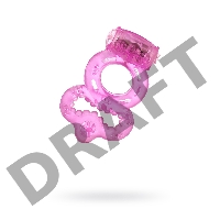 Виброкольцо TOYFA, TPE, розовый