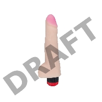 Вибромассажёр-реалистик COCK NEXT LoveToy, TPR, телесный, 17,3 см