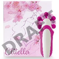 Розовый оросимулятор Clitella со сменными насадками для вращения