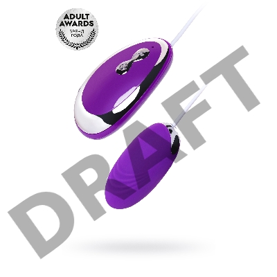 Виброяйцо TOYFA  A-Toys Costa, силикон, фиолетовый,  6,5 см