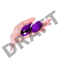 Виброяйцо TOYFA  A-Toys Costa, силикон, фиолетовый,  6,5 см