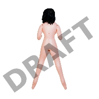 Кукла надувная Dolls-X by TOYFA Kaylee с реалистичной головой, брюнетка, кибер вставка вагина – анус