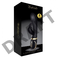 Черный вибратор-кролик с эффектом нагрева Warming Rabbit Vibrator