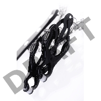 Зажимы для сосков с кольцом для пениса, TOYFA Metal, черные