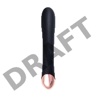 Нереалистичный вибратор WANAME D-SPLASH STREAM, силикон, черный, 21 см