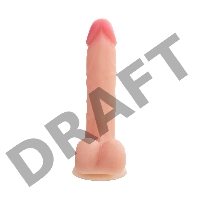 Фаллоимитатор RealStick Silicone Ryan G, телесный, 22,5 см