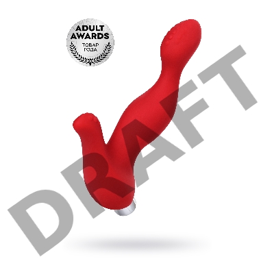 Вибростимулятор простаты ToDo by Toyfa Proman, силикон, красный, 12,5 см