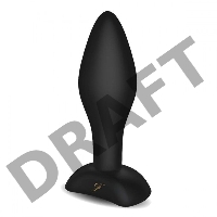 Черная силиконовая мини-пробка Silicone Butt Plug