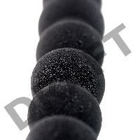 Анальная цепочка Toyfa A-toys Cheran, силикон, черный, 32,7 см