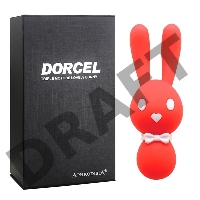 Оранжевый вибростимулятор-зайчик Dorcel - 16 см.