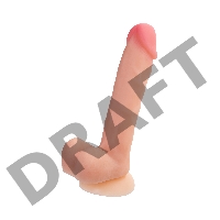 Фаллоимитатор RealStick Silicone Ryan G, телесный, 22,5 см