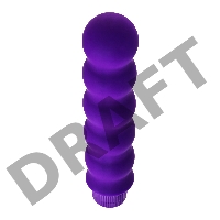 Нереалистичный вибратор TOYFA A-Toys, силикон, фиолетовый, 17 см