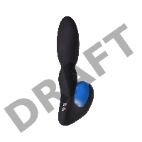 Стимулятор простаты Erotist Second, силикон, черный, 14 см
