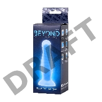 Анальная втулка светящаяся в темноте Beyond by Toyfa Namor Glow, силикон, прозрачный, 12,5 см