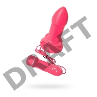 Анальная втулка TOYFA POPO Pleasure, TPR, розовая, 14 см