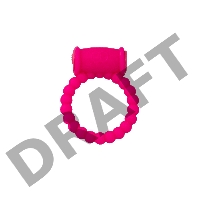 Эрекционное кольцо на пенис TOYFA A-Toys, силикон, розовый, Ø 3,5 см