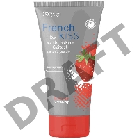 Съедобный лубрикант Frenchkiss с ароматом клубники - 75 мл.