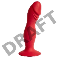 Анальная пробка Hercules, диаметр 3,5 см, длина 16 см , цвет бордовый