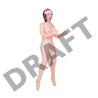 Кукла надувная Dolls-X by TOYFA Cassandra, брюнетка, с двумя отверстиями, 160 см