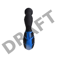 Стимулятор простаты Erotist Third, силикон, черный, 15,7 см