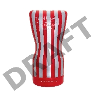 Нереалистичный мастурбатор TENGA  Soft Case Cup, TPE, белый, 15,5 см