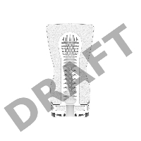 Нереалистичный мастурбатор TENGA  Soft Case Cup, TPE, белый, 15,5 см