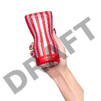 Нереалистичный мастурбатор TENGA  Soft Case Cup, TPE, белый, 15,5 см