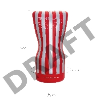 Нереалистичный мастурбатор TENGA  Soft Case Cup, TPE, белый, 15,5 см