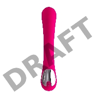 Нереалистичный вибратор LOVENSE Osci 2, силикон, розовый, 22 см