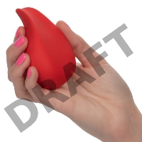 Красный клиторальный вибромассажер Red Hot Glow