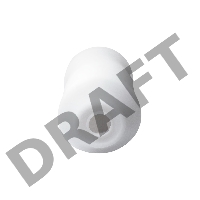 Нереалистичный мастурбатор TENGA 3D  Module, TPE, белый, 11,6 см