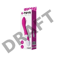 Стимулятор точки G TOYFA A-Toys Kari, силикон, розовый, 19,2 см