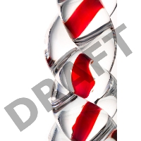 Нереалистичный фаллоимитатор Sexus Glass, стекло, прозрачный, 18 см