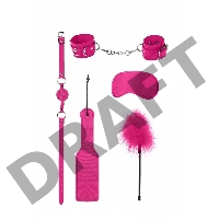 Розовый игровой набор БДСМ Introductory Bondage Kit №4