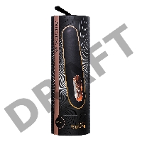 Нереалистичный вибратор WANAME D-SPLASH TSUNAMI, силикон, черный, 18,3 см