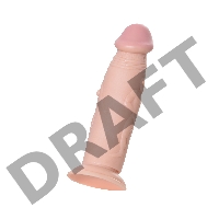 Вибратор TOYFA RealStick Nude реалистичный, PVC, телесный, 7 режимов вибрации, 19,5 см