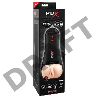 Вибромастурбатор вагина с голосовым управлением и откликом PDX Elite Talk Back Super Stroker