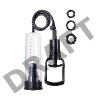 Помпа для пениса TOYFA A-Toys, PVC, чёрный, 20,5 см