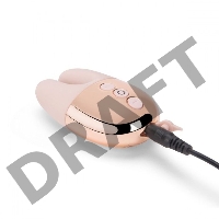 Пудровый вибратор с ушками Le Wand Double Vibe