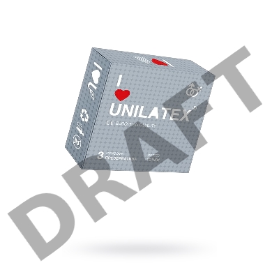 Презервативы с точками Unilatex Dotted - 3 шт. 