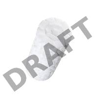 Нереалистичный мастурбатор TENGA 3D Pile, TPE, белый, 11,6 см